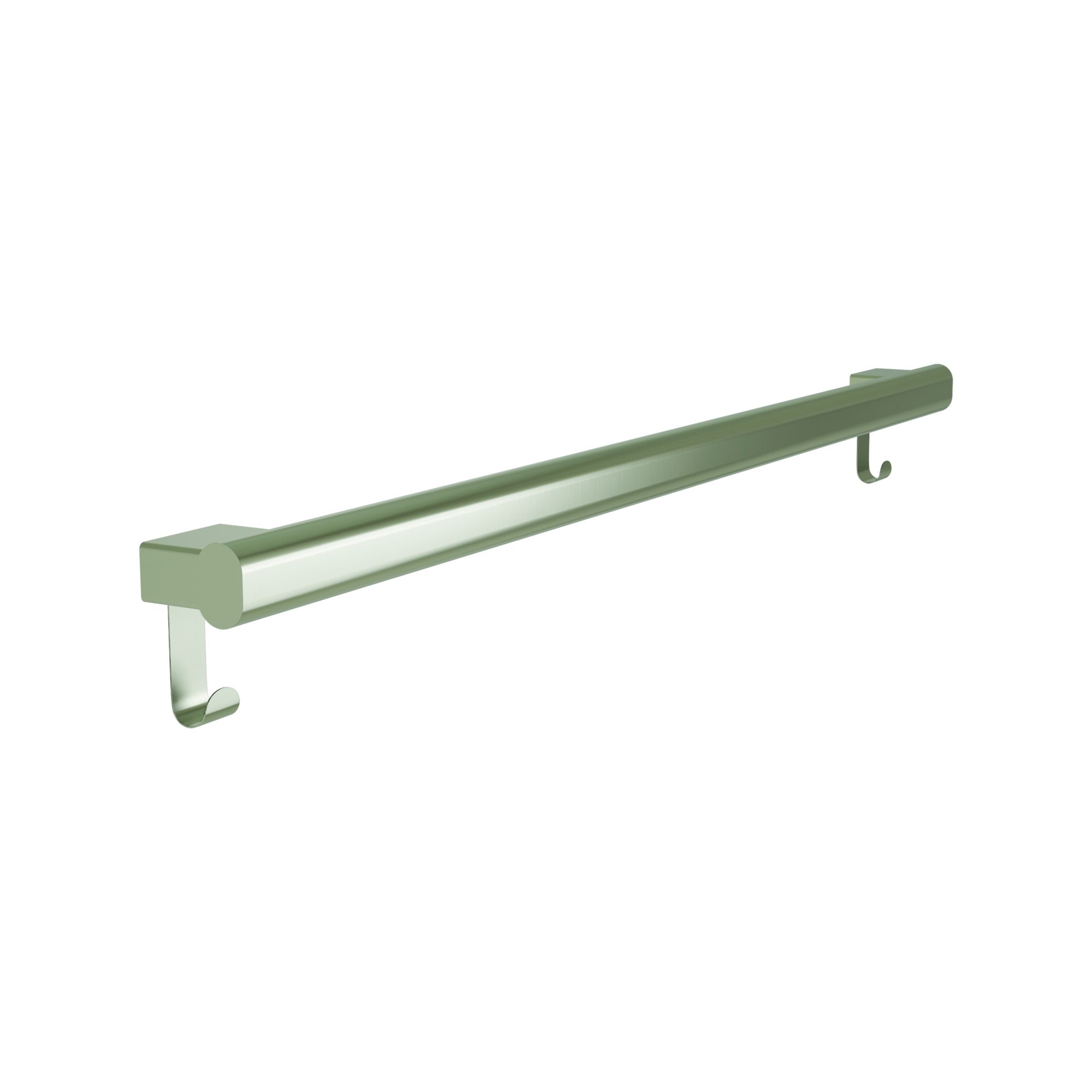 Bradley 8B1-0013696-BN Grab Bar Oval, Stainless Satin-w/Hooks, 36" Brushed Nickel