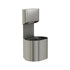 Bradley 2B5-113400-BS Towel/Waste Unit-Surface Mtd P-Shape, 10 GAL Brushed Stainless Sparrow Supply
