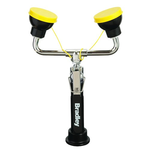 Bradley S19-460EFW Deck-Mounted Drench Hose, Dual Heads Sparrow Supply