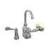 Bradley S19-500T Swing-Activated Faucet Eyewash, Single, Tempered Water Control Valve, Right-Side Eyewash Sparrow Supply