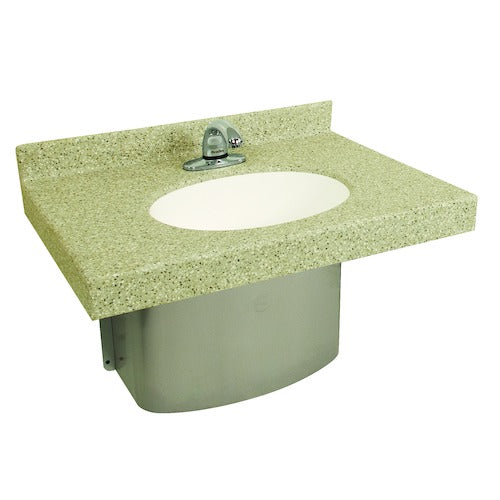 Bradley S45-2457 LD-3010 1 Station Oat Mesa Bone Sparrow Supply