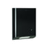 Bradley 2B5-110000-BB Towel/Waste Unit- Surface Mtd P-Shape, 14 GAL Brushed Black Sparrow Supply
