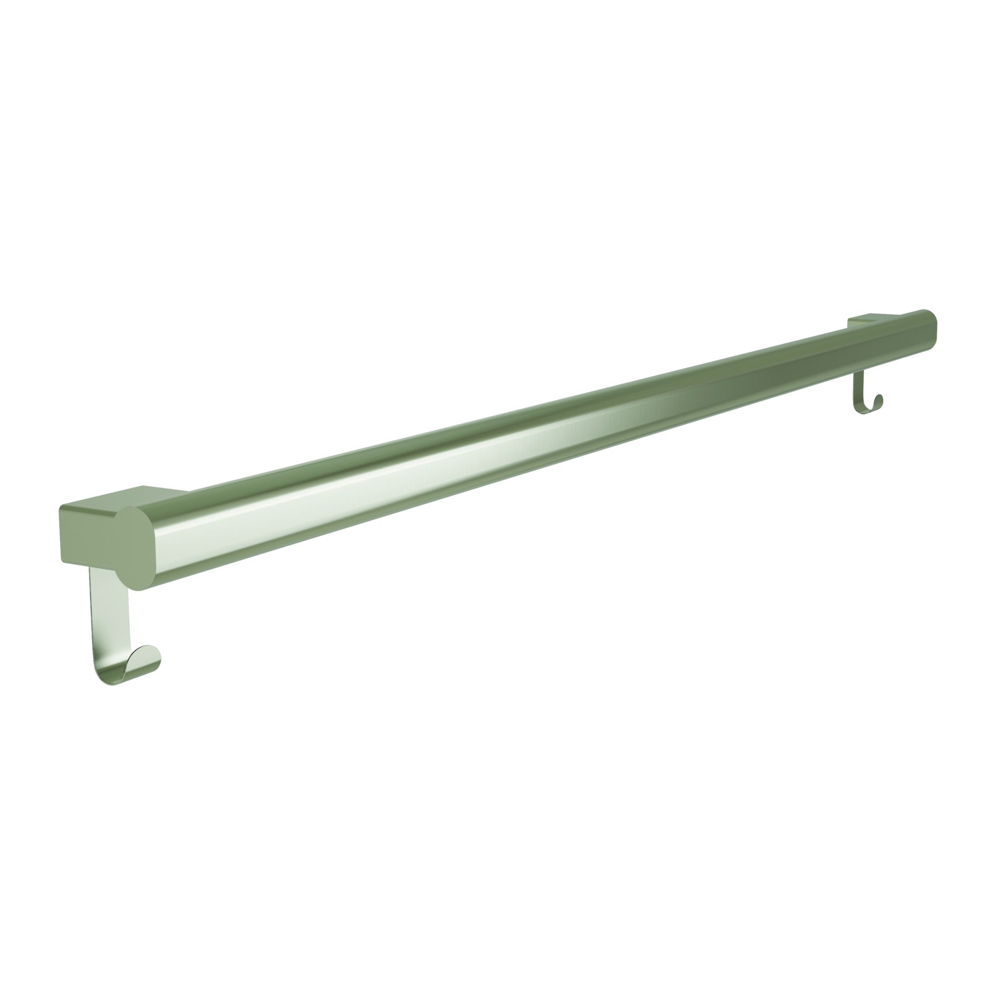 Bradley 8B1-0014296-BN Grab Bar Oval, Stainless Satin-w/Hooks, 42" Brushed Nickel