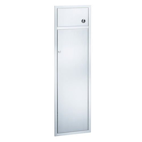 Bradley 315-116400 Waste Receptacle, Surf-Mtd, 9.2 Gal Sparrow Supply