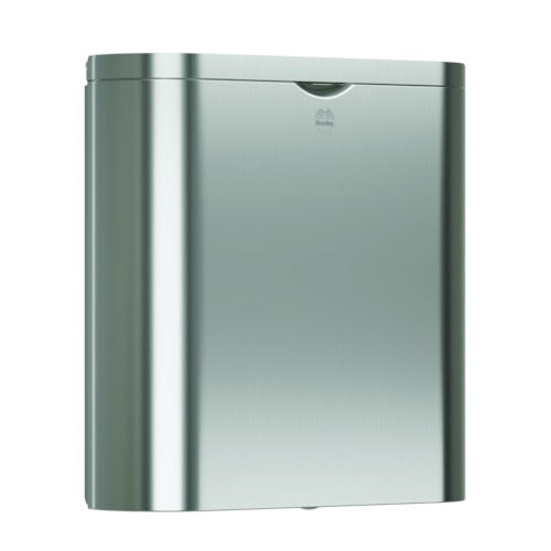 Bradley 4B2-110000-BS Napkin Disposal- Stainless, Surface Mtd Brushed Stainless Sparrow Supply