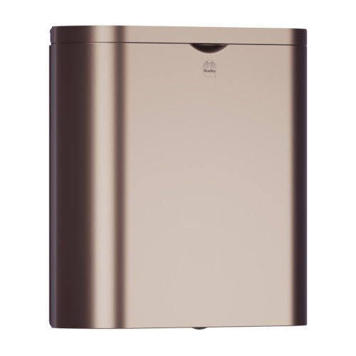 Bradley 4B2-110000-BZ Napkin Disposal- Stainless, Surface Mtd Brushed Bronze Sparrow Supply