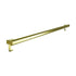 Bradley 8B1-0014896-BR Grab Bar Oval, Stainless Satin-w/Hooks, 48" Brushed Brass