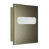 Bradley 5B1-003600-BZ Seat Cover Disp- Recessed Mtd, Large Capacity Brushed Bronze Sparrow Supply