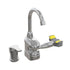 Bradley S19-500M Swing-Activated Faucet Eyewash, Single Lever Manual Mixing Control Valve, Right-Side Eyewash Sparrow Supply