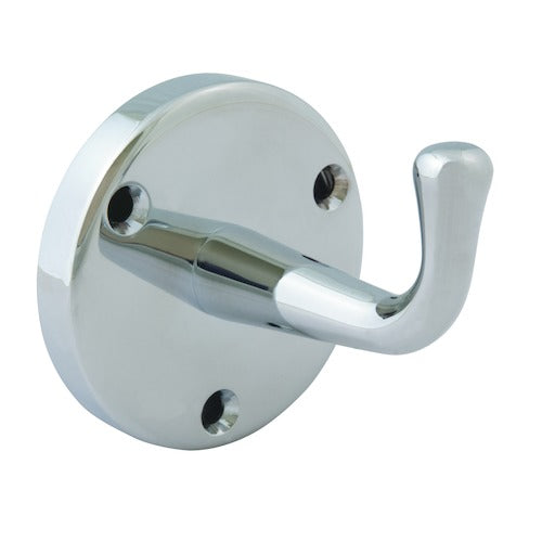 Bradley 9118-000000 Robe Hook, Single, Chrome Plated