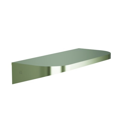 Bradley 7B2-0081800-BN Shelf, Stainless Satin, 20 Gauge, 8 X 18 Brushed Nickel