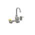 Bradley S19-505M Swing-Activated Faucet Eyewash, Single Lever Manual Mixing Control Valve, Left-Side Eyewash Sparrow Supply