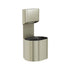 Bradley 2B5-113400-BN Towel/Waste Unit-Surface Mtd P-Shape, 10 GAL Brushed Nickel Sparrow Supply