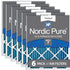 Nordic Pure 16x25x1 Pleated MERV 7 Air Filters 6 Pack Sparrow Supply