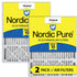 Nordic Pure 16x25x5 (4 3/8) Honeywell/Lennox Replacement MERV 10 Air Filters 2 Pack Sparrow Supply