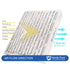 Nordic Pure 16x24x4 (3 5/8) Pleated MERV 12 Air Filters 2 Pack Sparrow Supply