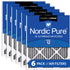 Nordic Pure 20x20x1 Furnace Air Filters MERV 12 Pleated Plus Carbon 6 Pack Sparrow Supply