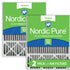 Nordic Pure 20x25x5 (4 3/8) Honeywell/Lennox Replacement MERV 13 Air Filters 2 Pack Sparrow Supply
