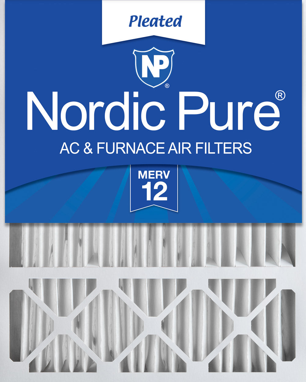Nordic Pure 16x25x5 (4 3/8) Honeywell/Lennox Replacement MERV 12 Air Filters 1 Pack Sparrow Supply
