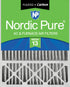 Nordic Pure 20x25x5 (4 3/8) Honeywell/Lennox Replacement Air Filters MERV 13 Plus Carbon 1 Pack Sparrow Supply