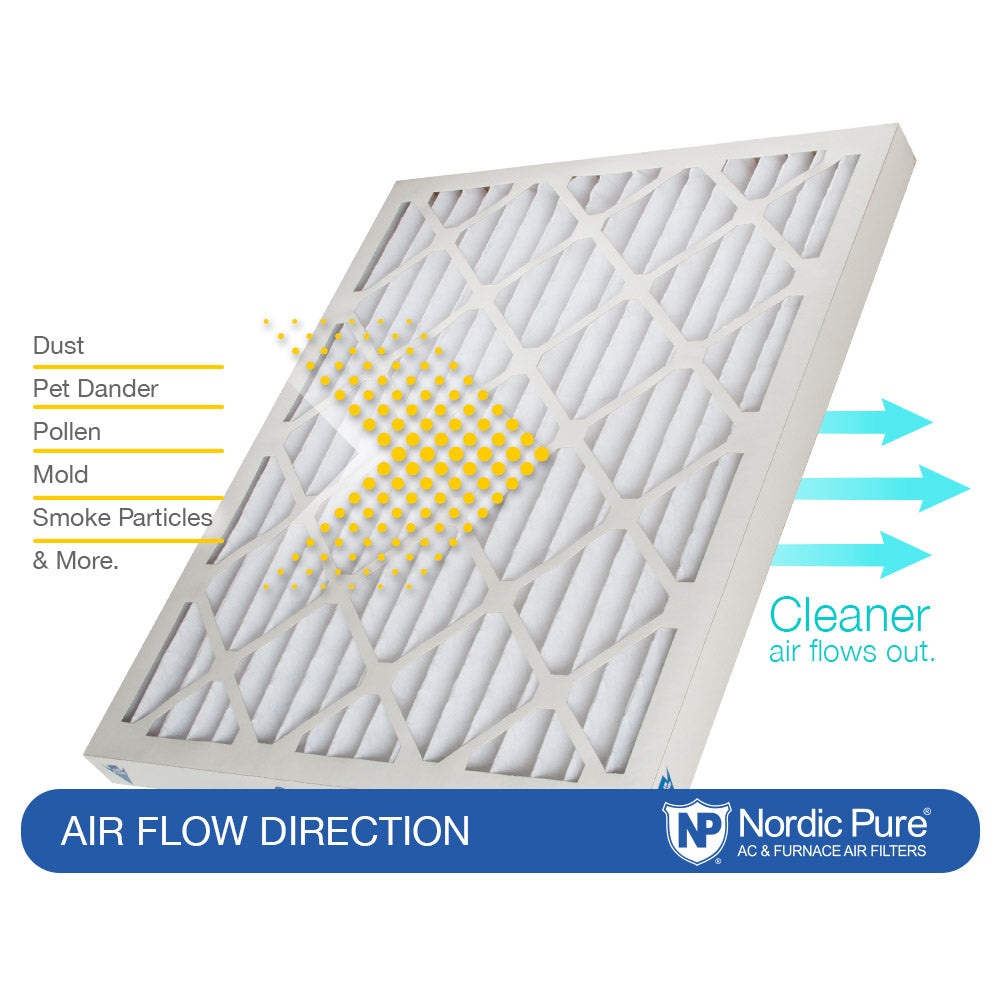 Nordic Pure 20x25x2 Pleated MERV 10 Air Filters 3 Pack Sparrow Supply