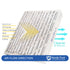 Nordic Pure 16x20x4 (3 5/8) Pleated MERV 8 Air Filters 2 Pack Sparrow Supply