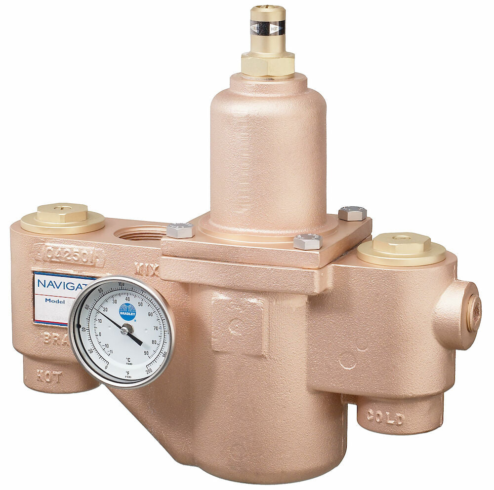 Bradley S59-3130H Thermostatic Valve High/Low 130 GPM Sparrow Supply