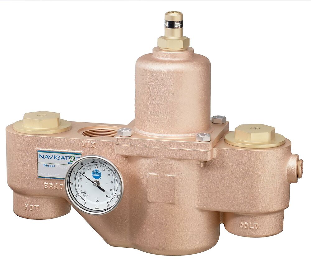 Bradley S59-3200H Thermostatic Valve High/Low 200 GPM Sparrow Supply