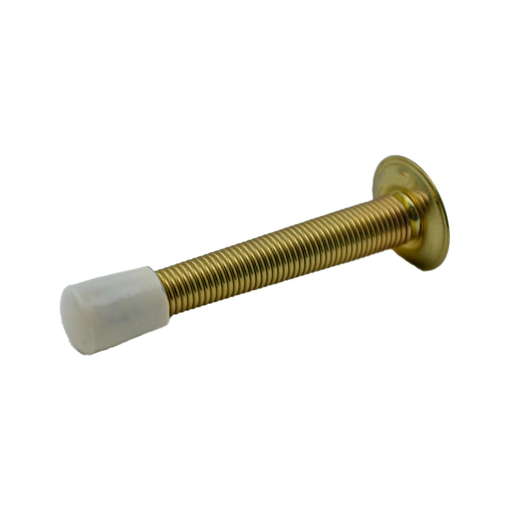 Ives Commercial 060F3 Steel 3" Flexible Door Stop Bright Brass Finish Sparrow Supply