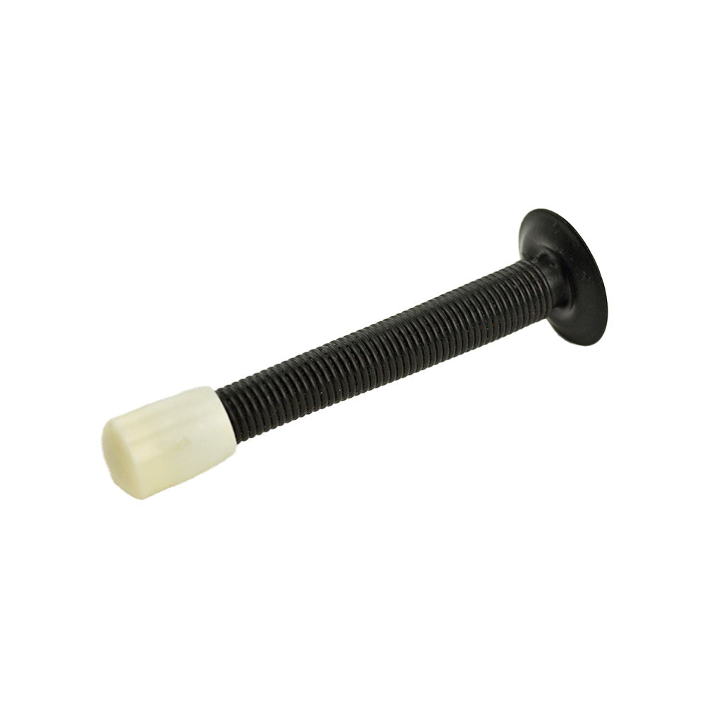Ives Commercial 060FBLK Steel 3" Flexible Door Stop Matte Black Finish Sparrow Supply