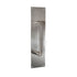 Trimco 10183B710CU 4" x 16" Square Corner Pull Plate with 10" 1195 Pull Healthy Hardware Steralloy Finish Sparrow Supply