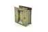 Trimco 1064609 Passage Pocket Door Lock Square Cutout Antique Brass Finish Sparrow Supply