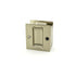 Trimco 1064620 Passage Pocket Door Lock Square Cutout Antique Nickel Finish Sparrow Supply