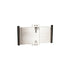 Trimco 1069FP630L Left Hand ADA Full Privacy Pocket Door Pull with Emergency Key for Frame Size A 4-3/4" to 5-1/2" Satin Stainless Steel Finish Sparrow Supply