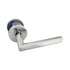 Omnia 12/38T.PR32 Stainless 12 Lever Privacy 2-3/8" Backset; T Strike; 1-3/8" Door Bright Stainless Steel Finish Sparrow Supply