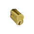 Yale Commercial 1210GA606 Large Format IC 6 Pin Cylinder with GA Keyway US4 (606) Satin Brass Finish