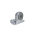 Trimco 1214626 1-3/4" High Gooseneck Floor Stop with Combo Pack Satin Chrome Finish Sparrow Supply