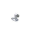 Trimco 1231626 2" Gooseneck Floor Stop Combo Pack Satin Chrome Finish Sparrow Supply