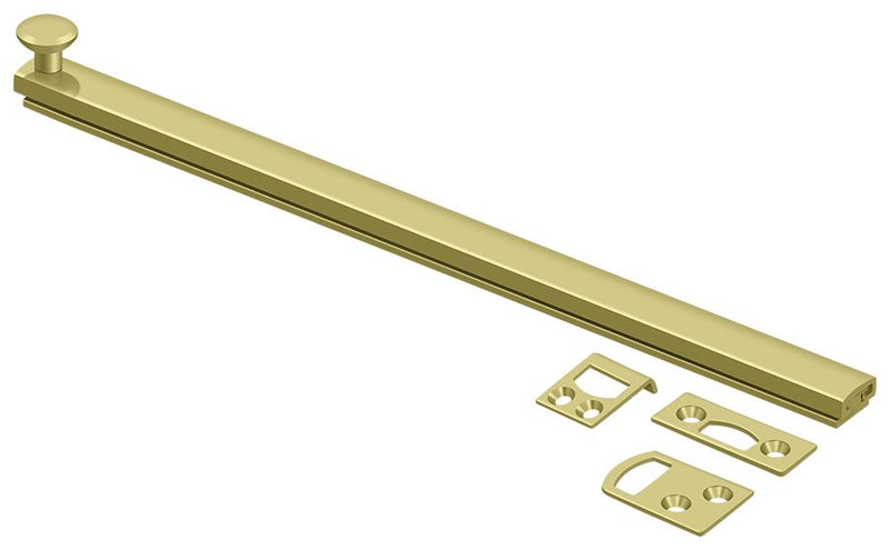 Deltana 12SBCS3 Surface Bolts - Brass Sparrow Supply