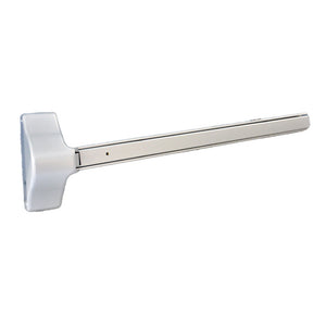 ASSA Abloy Accentra 181036689RHR Right Hand Reverse 3' x 7' Exit Only Economy Surface Vertical Rod Exit Device 689 Aluminum Finish Sparrow Supply