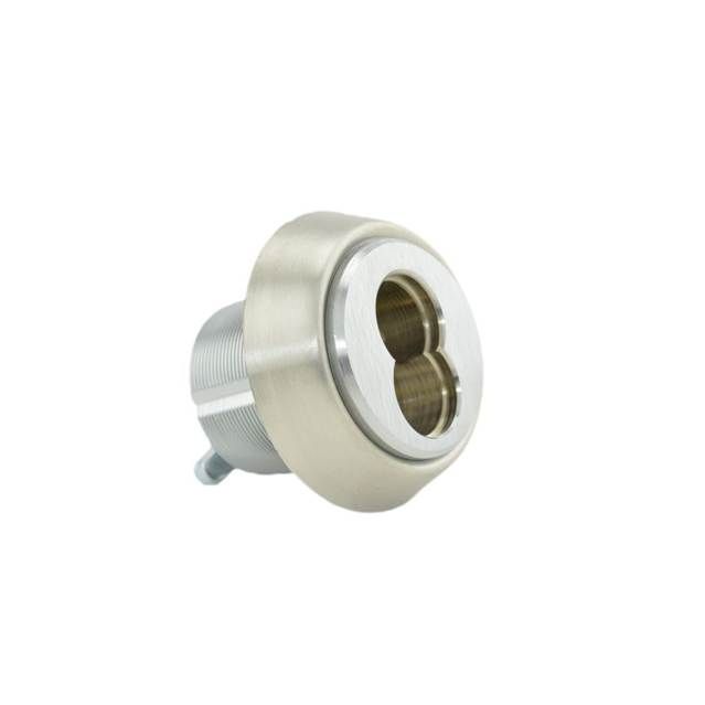 Best 1E74C181RP3626 7 Pin Standard Mortise Cylinder Housing Adams Rite Cam with Ring Satin Chrome Finish Sparrow Supply