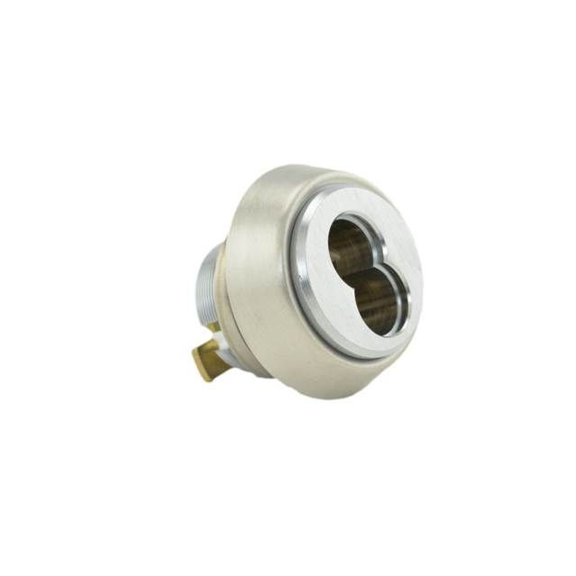 Best 1E74C4RP3626 7 Pin Standard Mortise Cylinder Housing Standard Cam with Ring Satin Chrome Finish Sparrow Supply