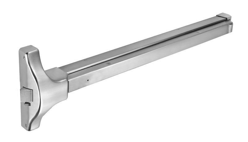 ASSA Abloy Accentra 210048630 4' Exit Only Rim Exit Device US32D (630) Satin Stainless Steel Finish Sparrow Supply