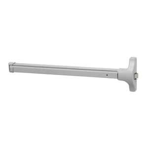 ASSA Abloy Accentra 2100F36689 3 Hour Fire Rated 3' Exit Only Rim Exit Device 689 Aluminum Finish Sparrow Supply