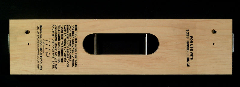 Soss 216IT Router Guide Template for 216 Hinges Sparrow Supply
