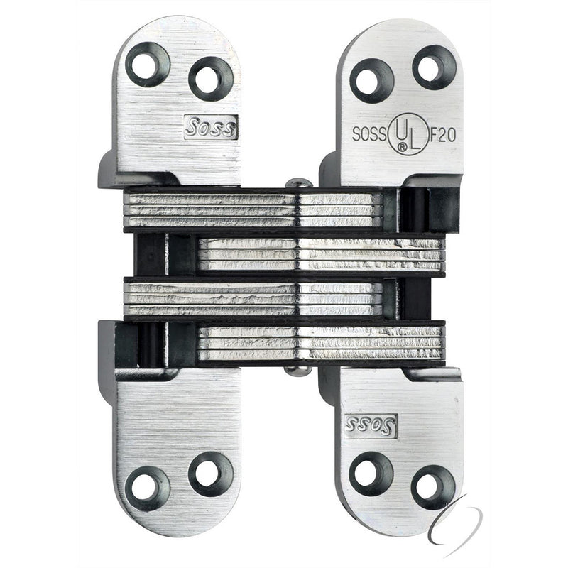 Universal Industrial 218ICUS Invisible Hinges - Satin Chrome Sparrow Supply