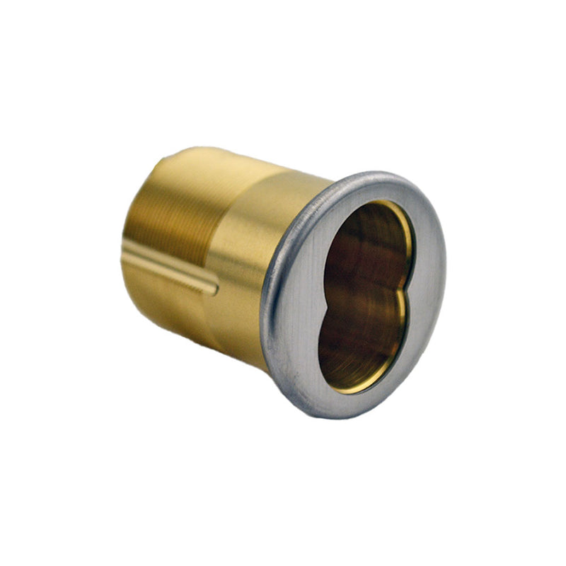 ASSA Abloy Accentra 2221626112 1-1/2" Housing Only for 2196 6 Pin Mortise Cylinder with 1765.656 Collar US26D (626) Satin Chrome Finish Sparrow Supply