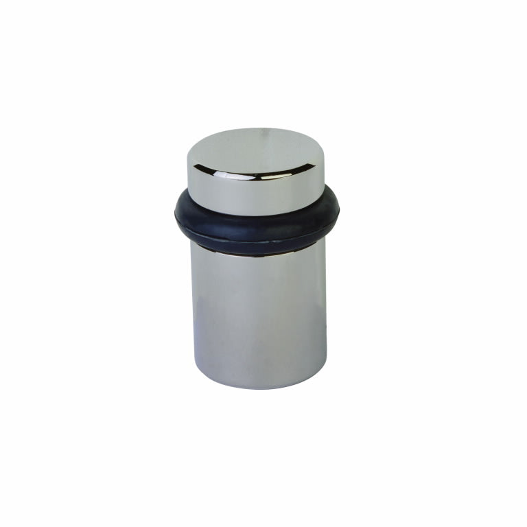 Emtek 2258US14 2" Cylinder Floor Bumper Polished Nickel Lifetime Finish Sparrow Supply