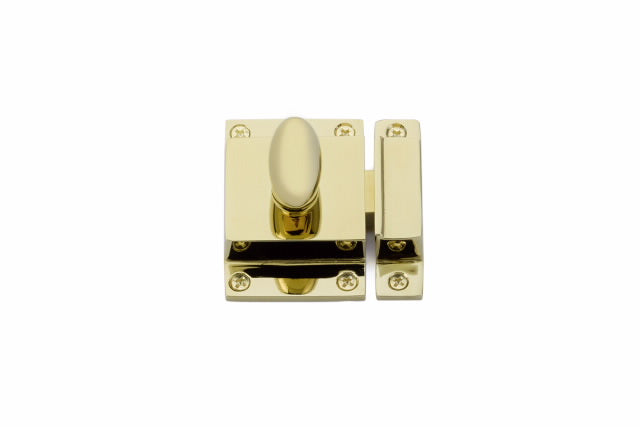 Emtek 2270US3 Cabinet Catches - Polished Brass Sparrow Supply