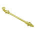 Ives Commercial 253B312 Solid Brass 12" Deluxe Surface Bolt with Multiple Strikes Bright Brass Finish